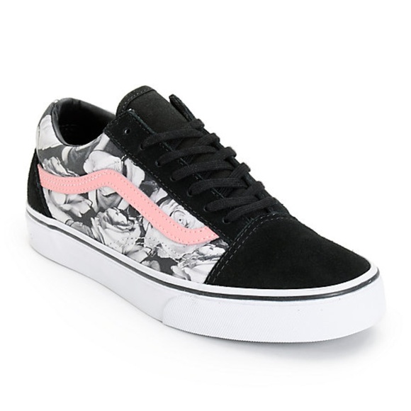 vans old skool rose black